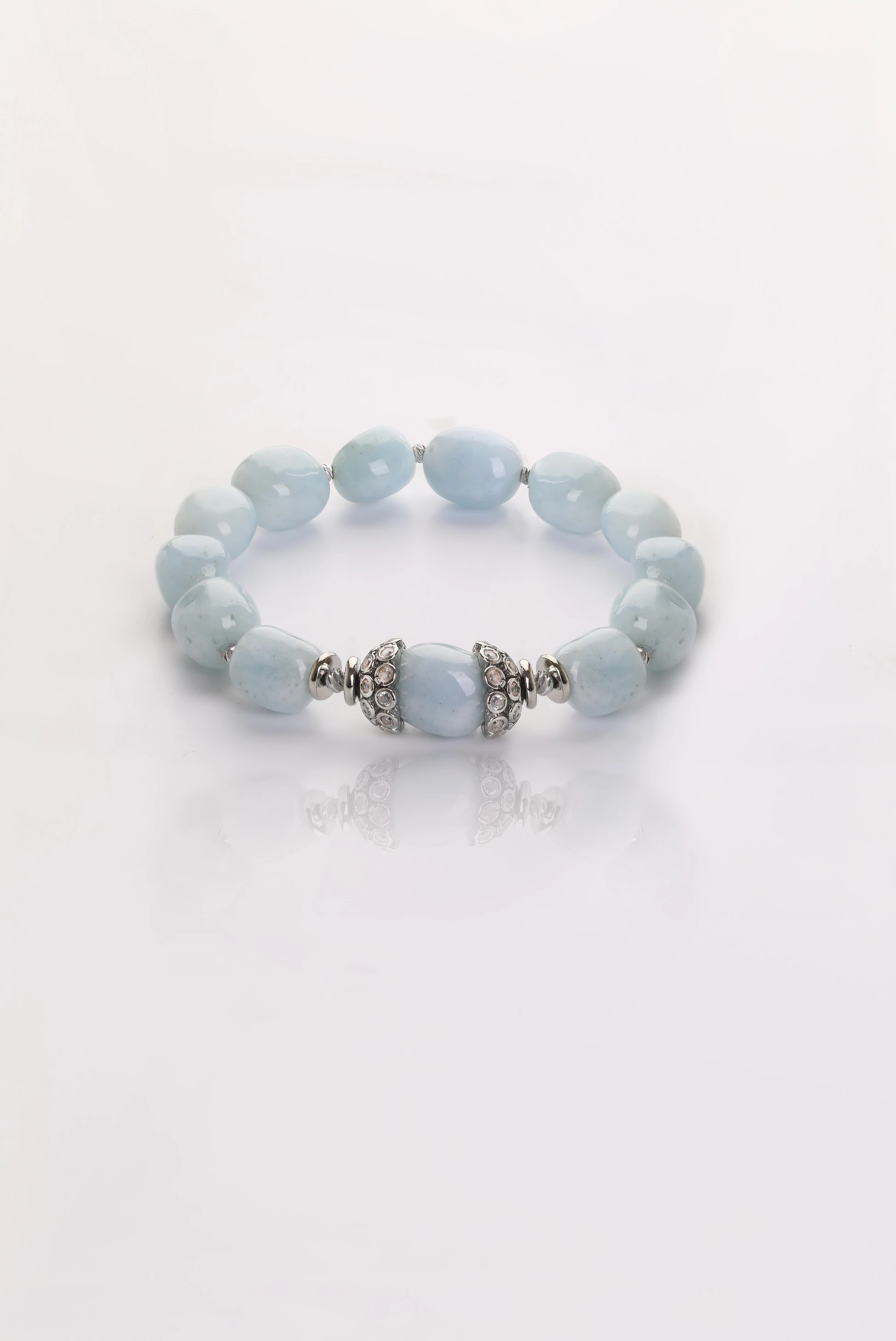 Akuamarin Küp Bileklik