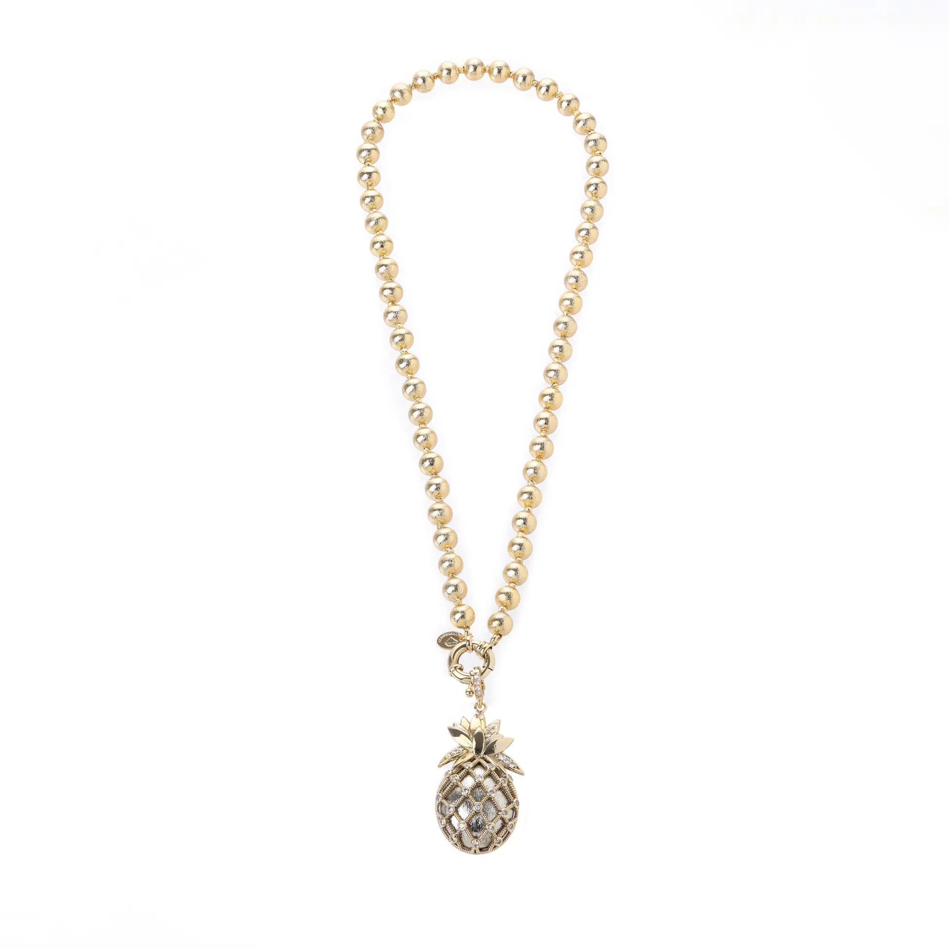 Ananas Uçlu Top Kolye