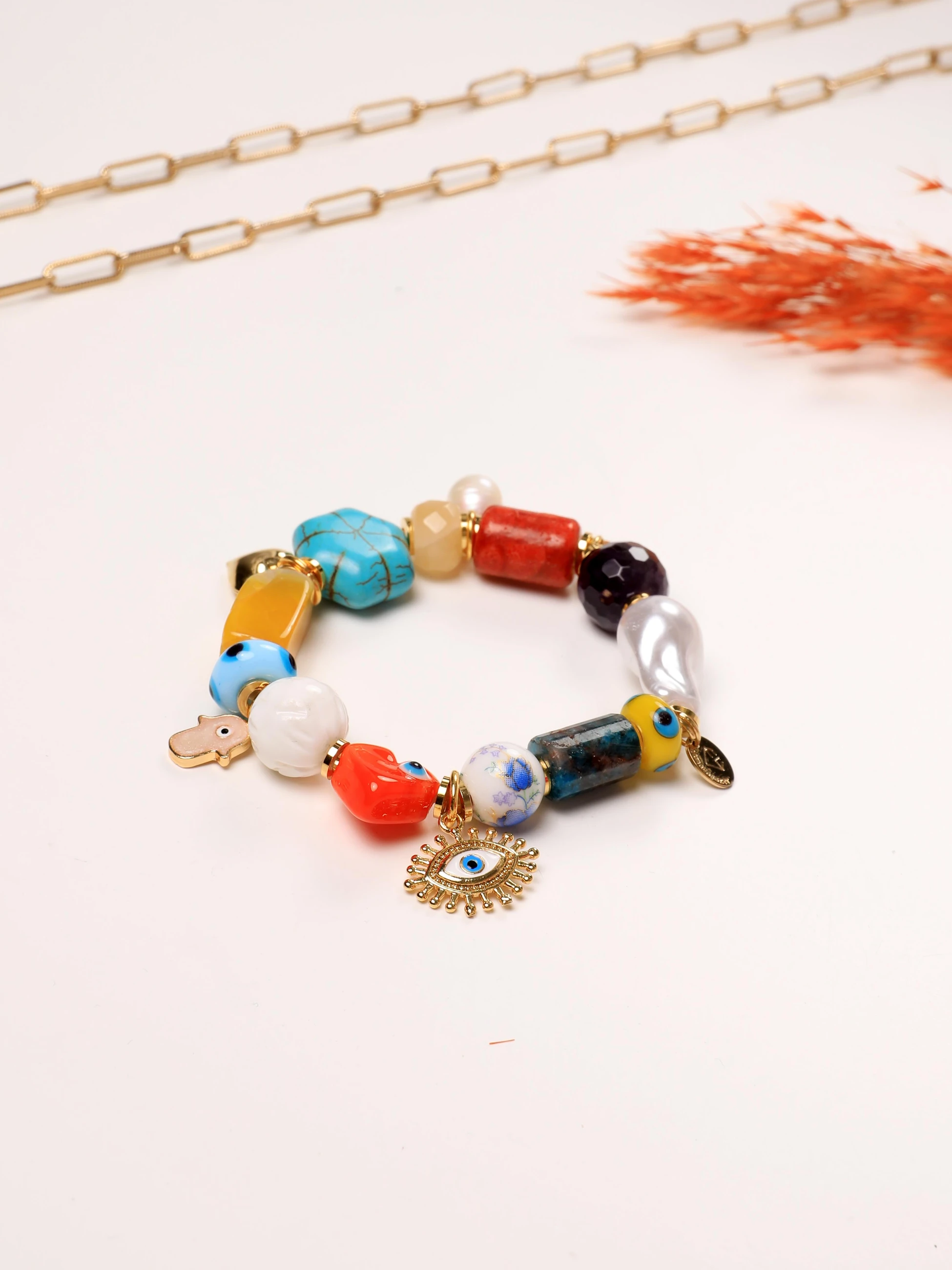 Doğaltaş Nazar Bileklik