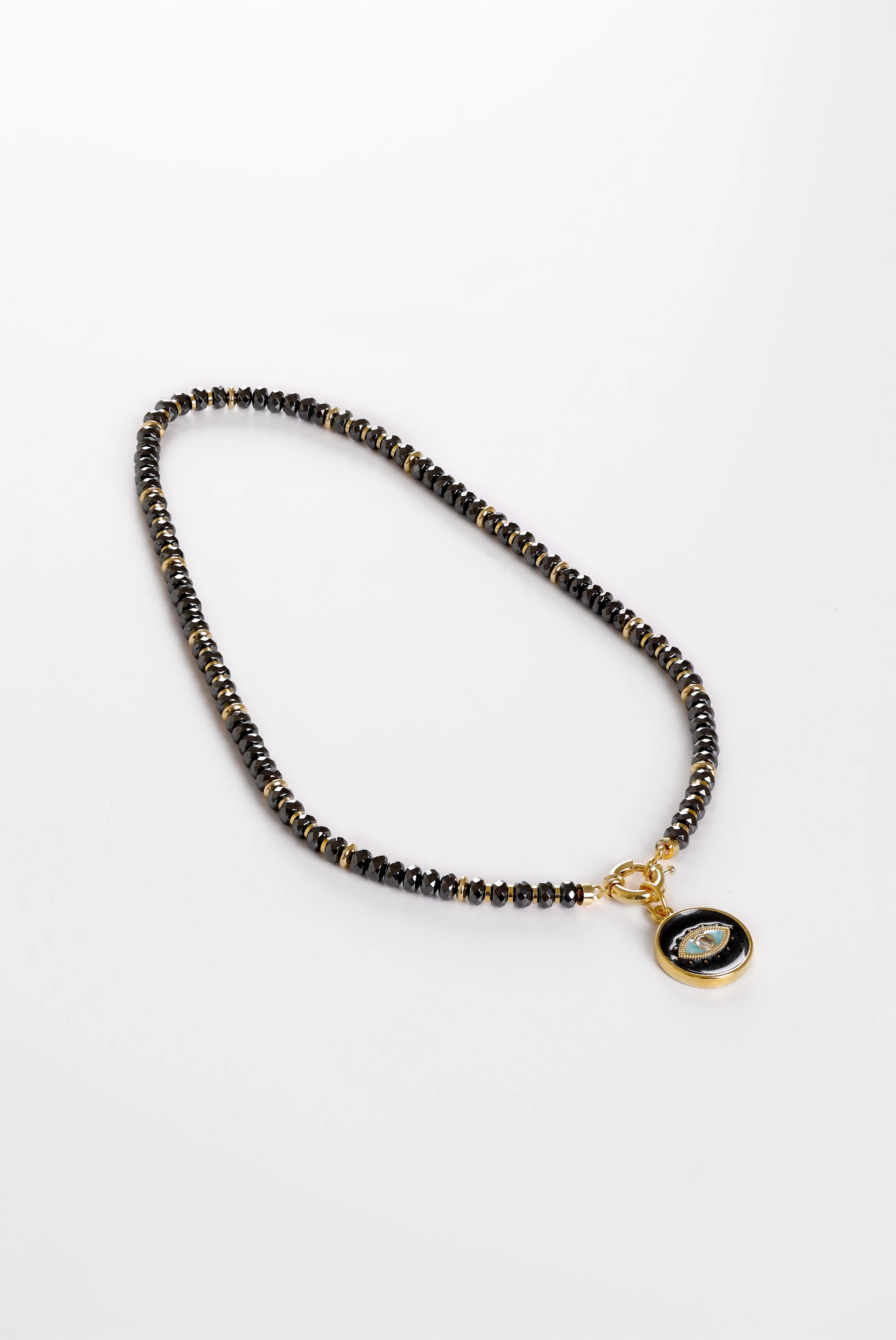 Göz Uçlu Hematit Kolye