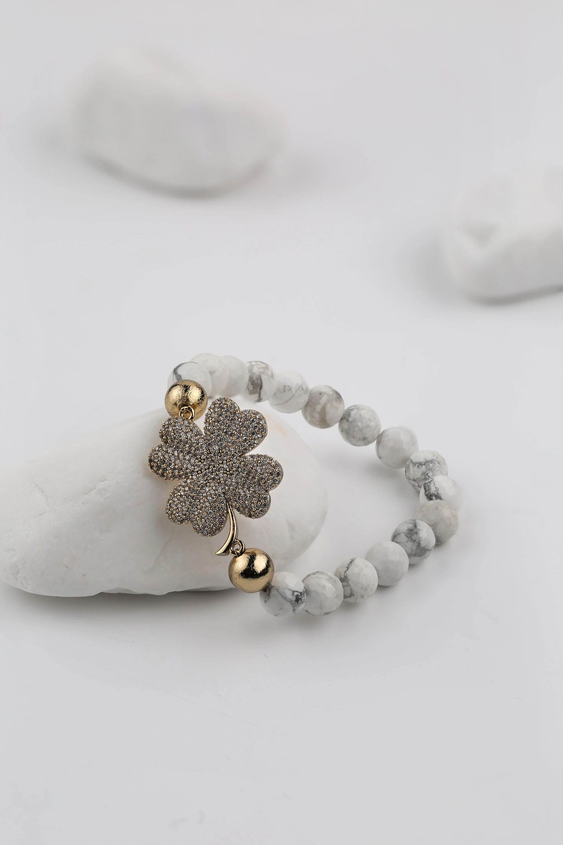 Havlit Taşı Yonca Bileklik