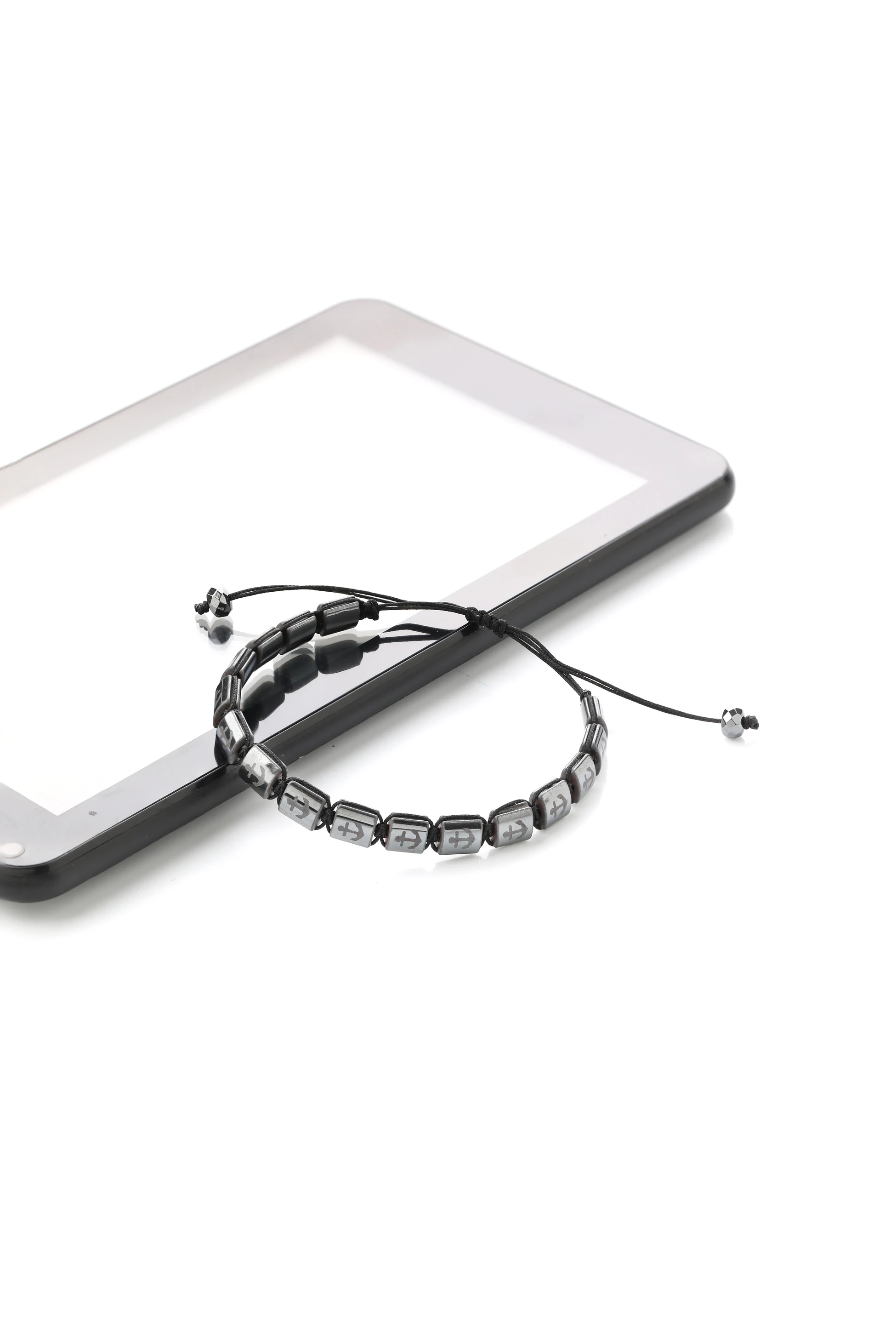 Hematit Taşı Erkek İp Bileklik