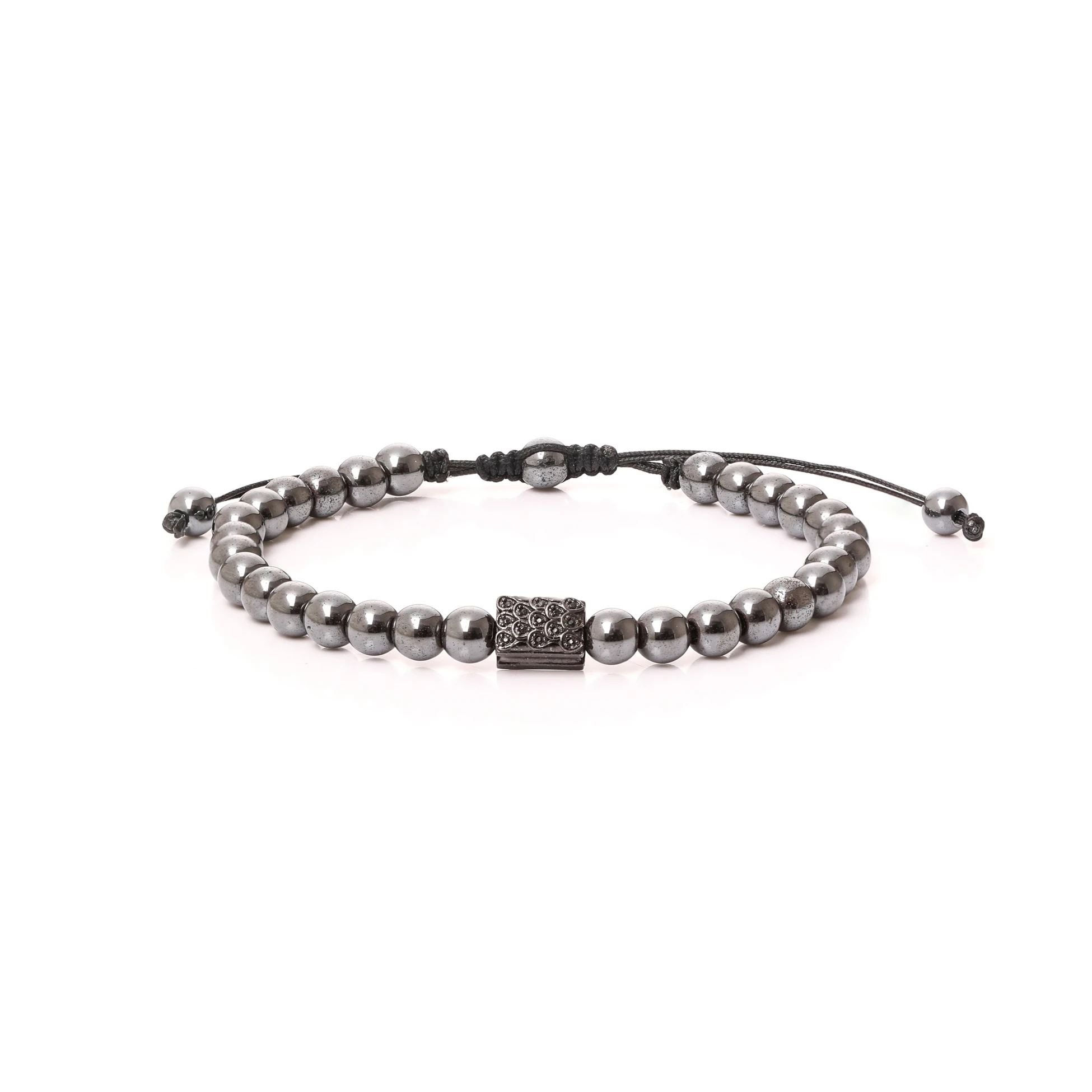 Hematit Taşı İpli Erkek Bileklik