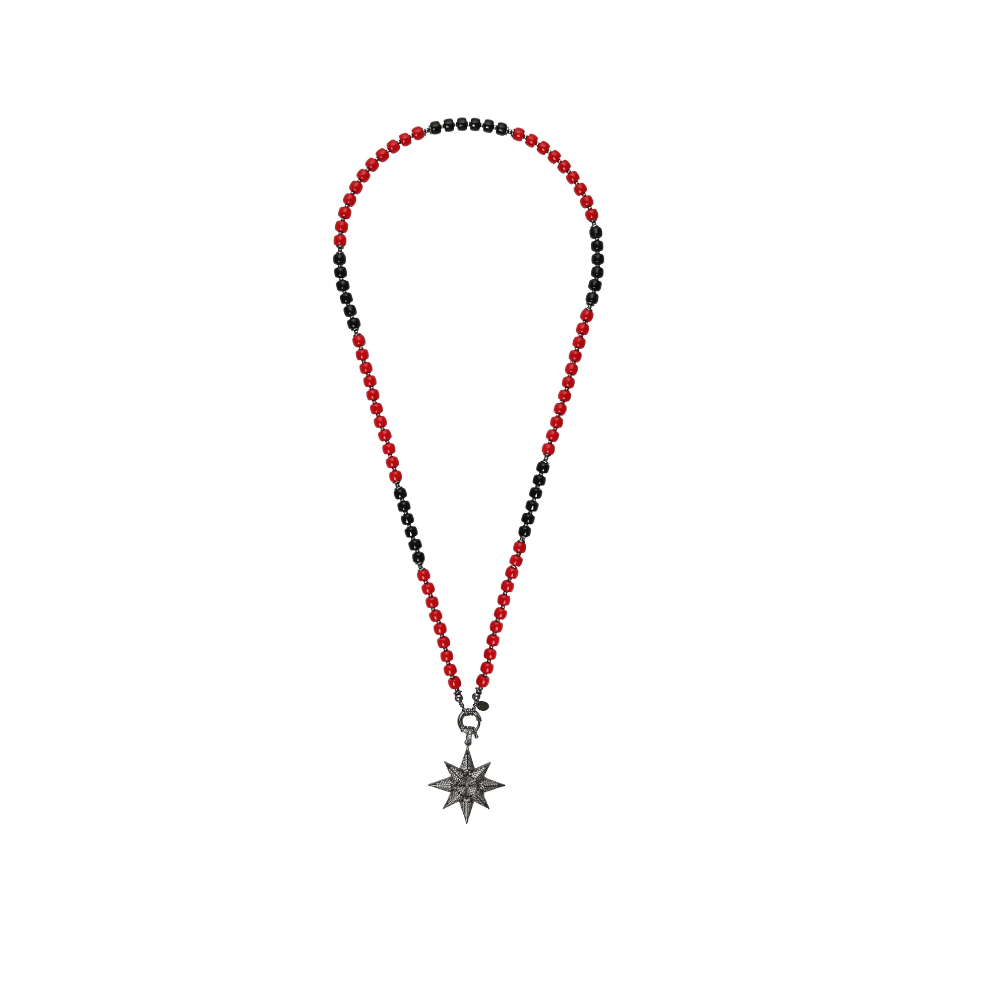 Kutup Yıldızı Kırmızı Kolye