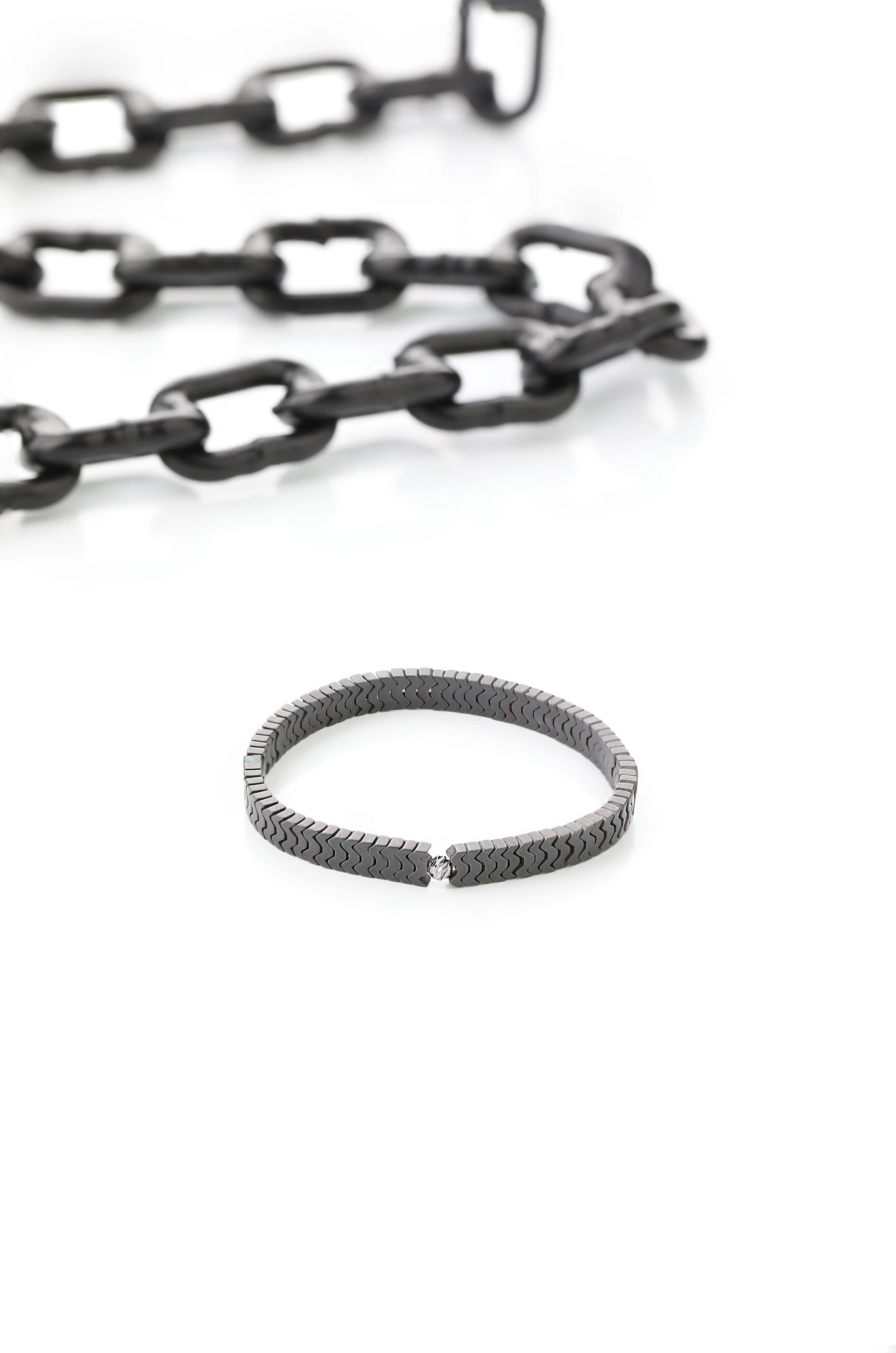 Mat Hematit Taşı Erkek Bileklik