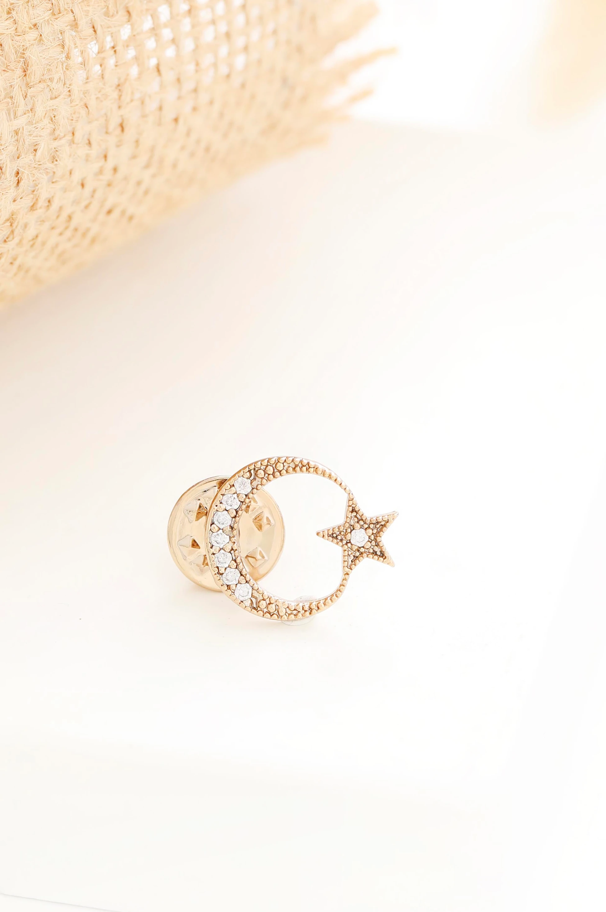 Mini Ay Yıldız Broş