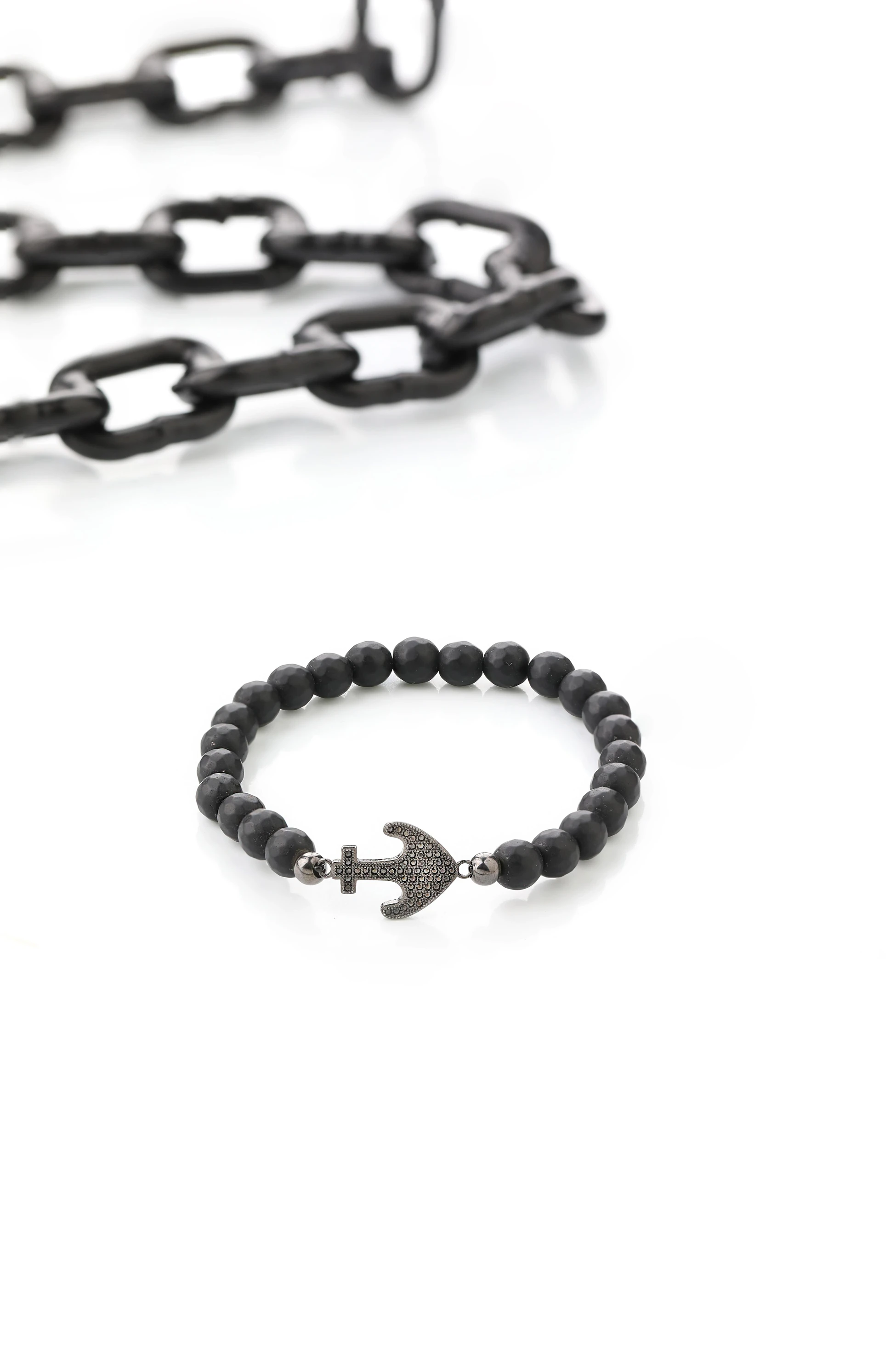 Oniks Taşı Erkek Bileklik