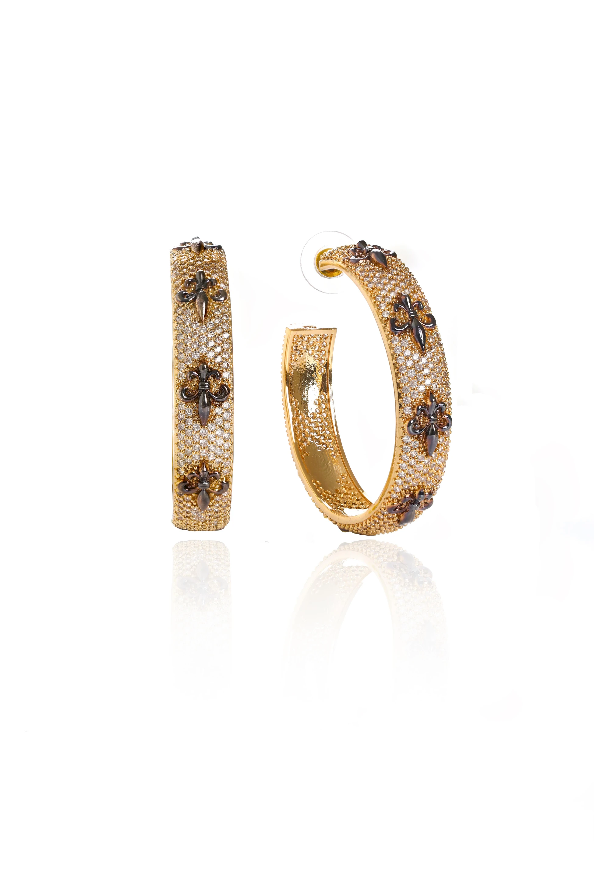 Rodajlı Zambak Halka Küpe