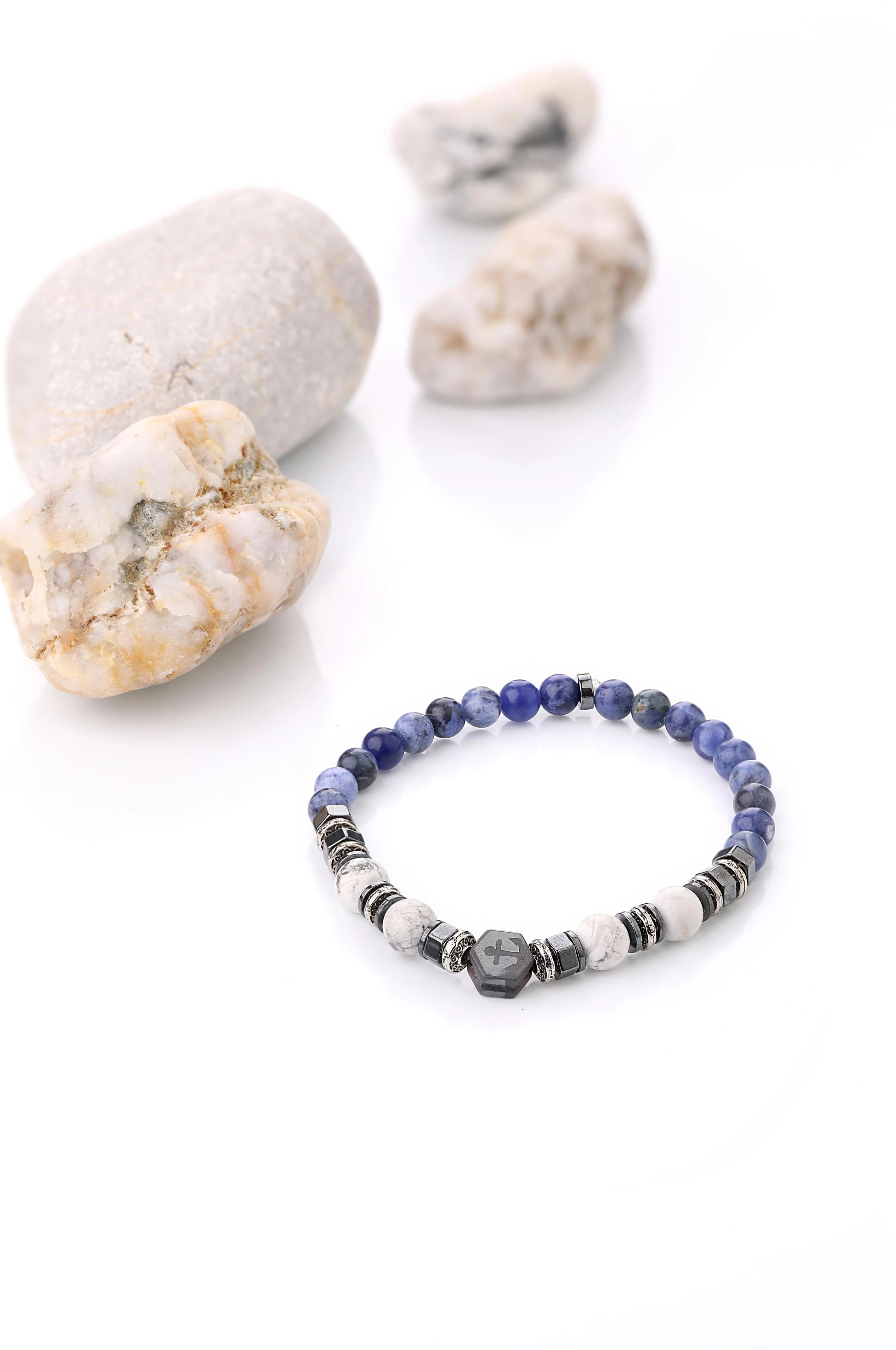 Sodalit Taşı Erkek Bileklik