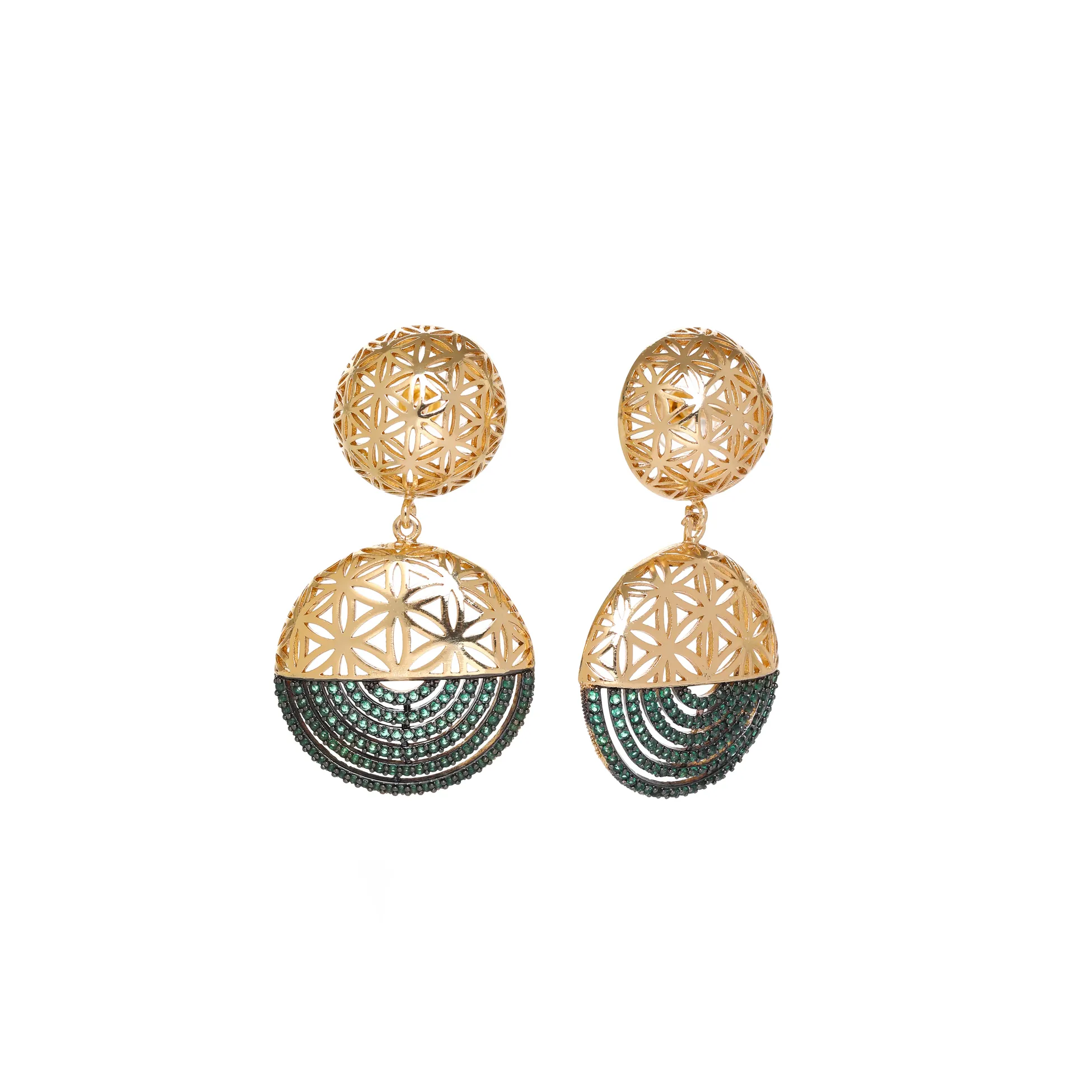 Yaşam Çiçeği Küpe Renkli