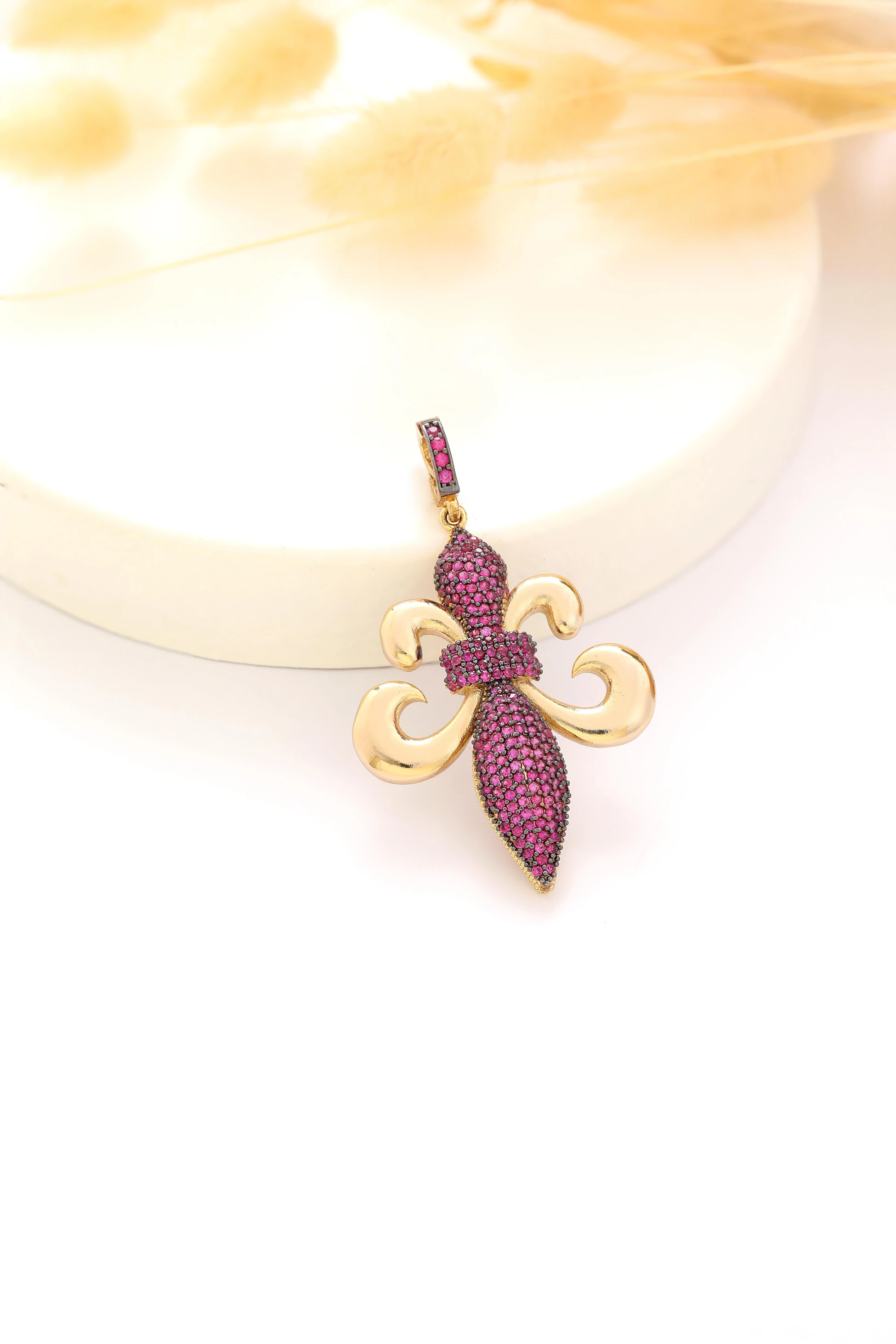 Renkli Zambak Kolye Uçu