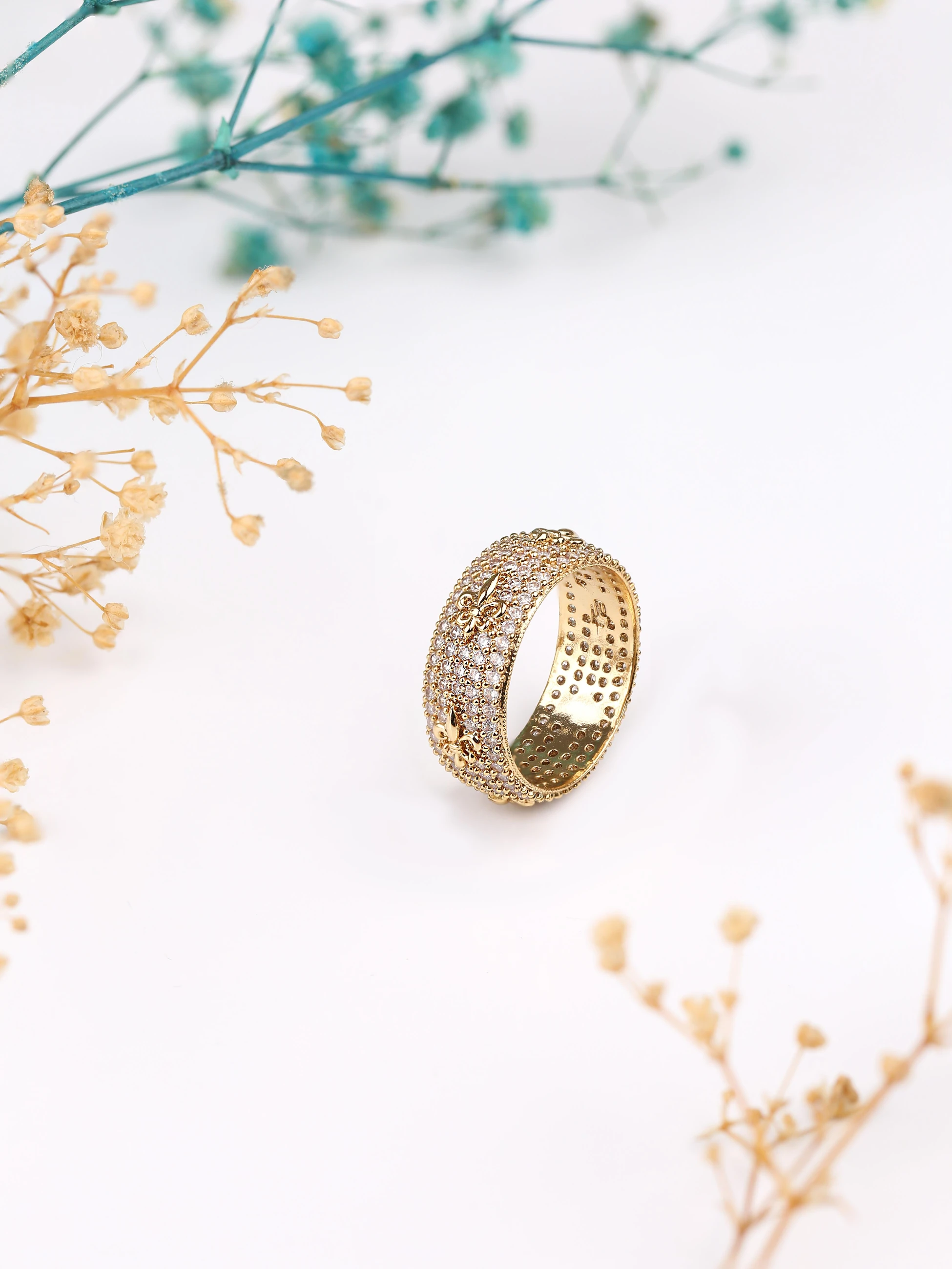 Fleur de Lys Tam Tur Yüzük