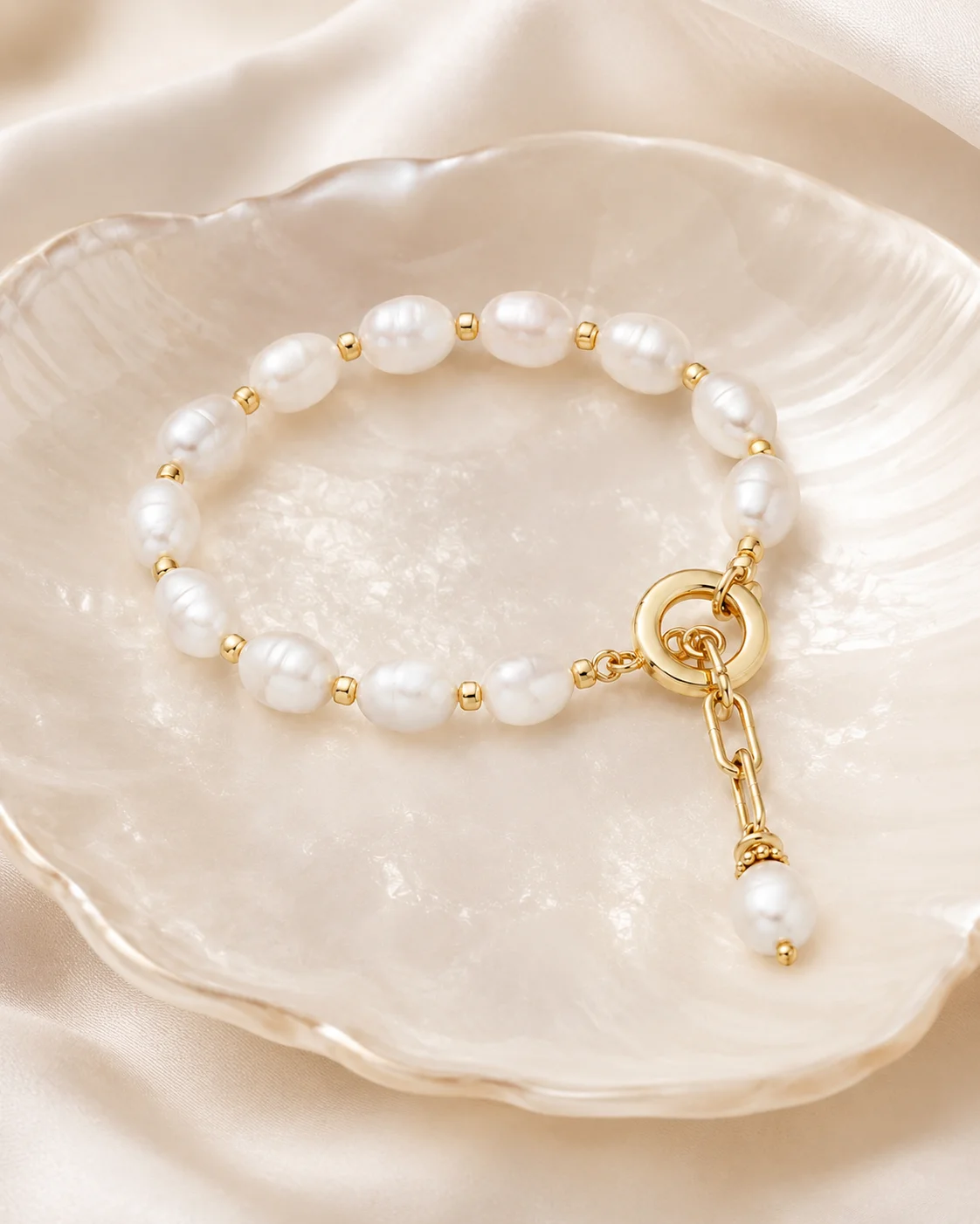 Goldline Pearl Bileklik