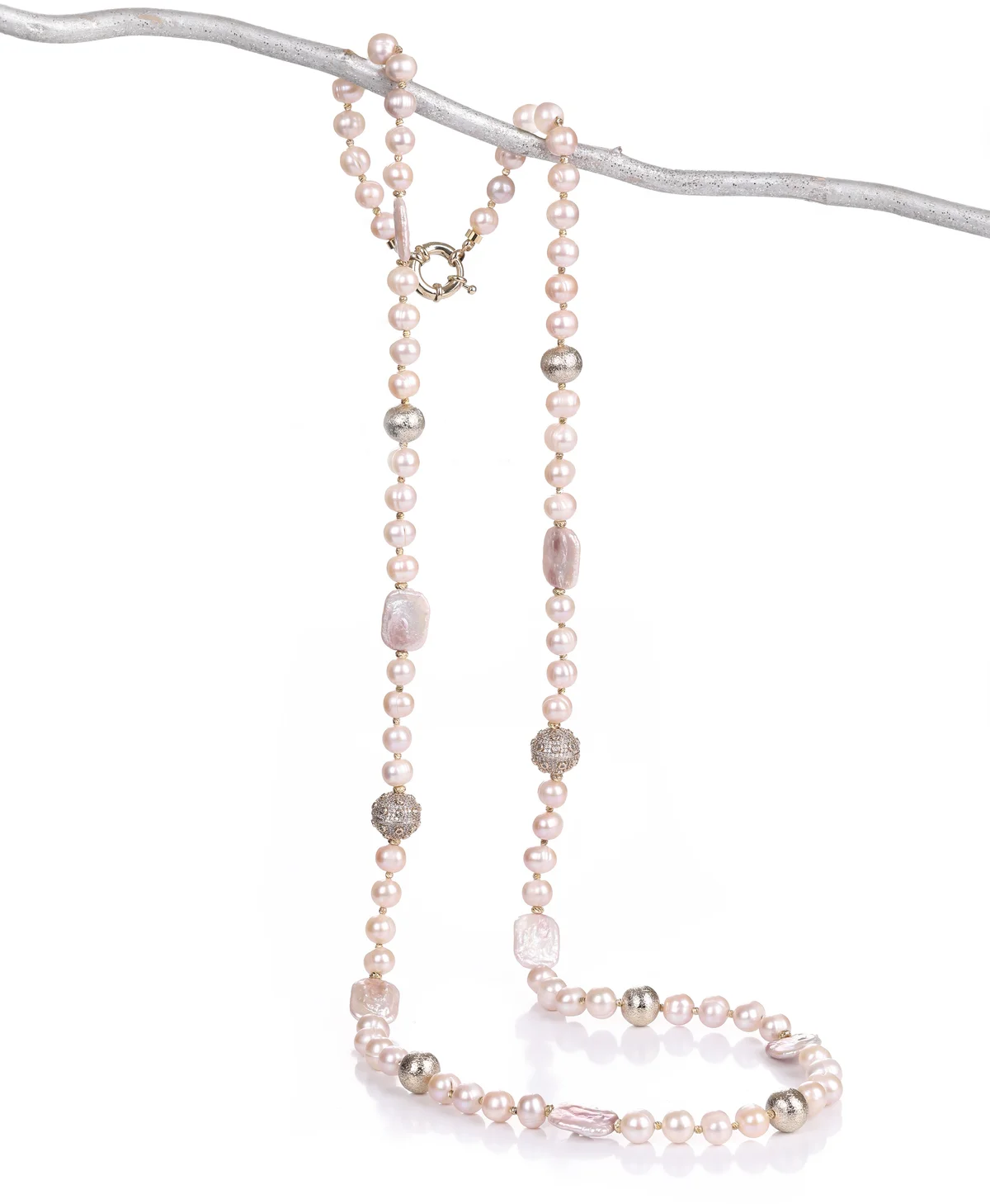 Rose Pearl Kolye