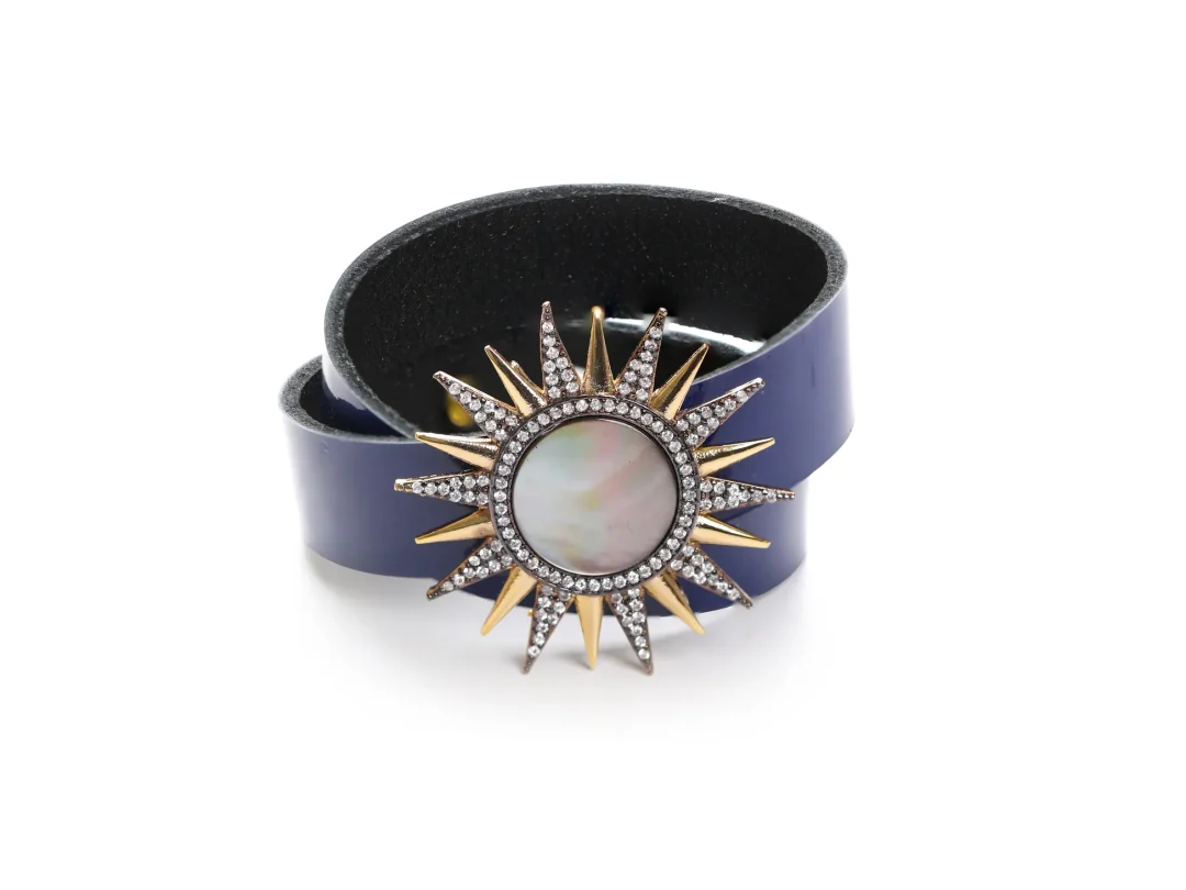 Güneş Rugan Deri Bileklik