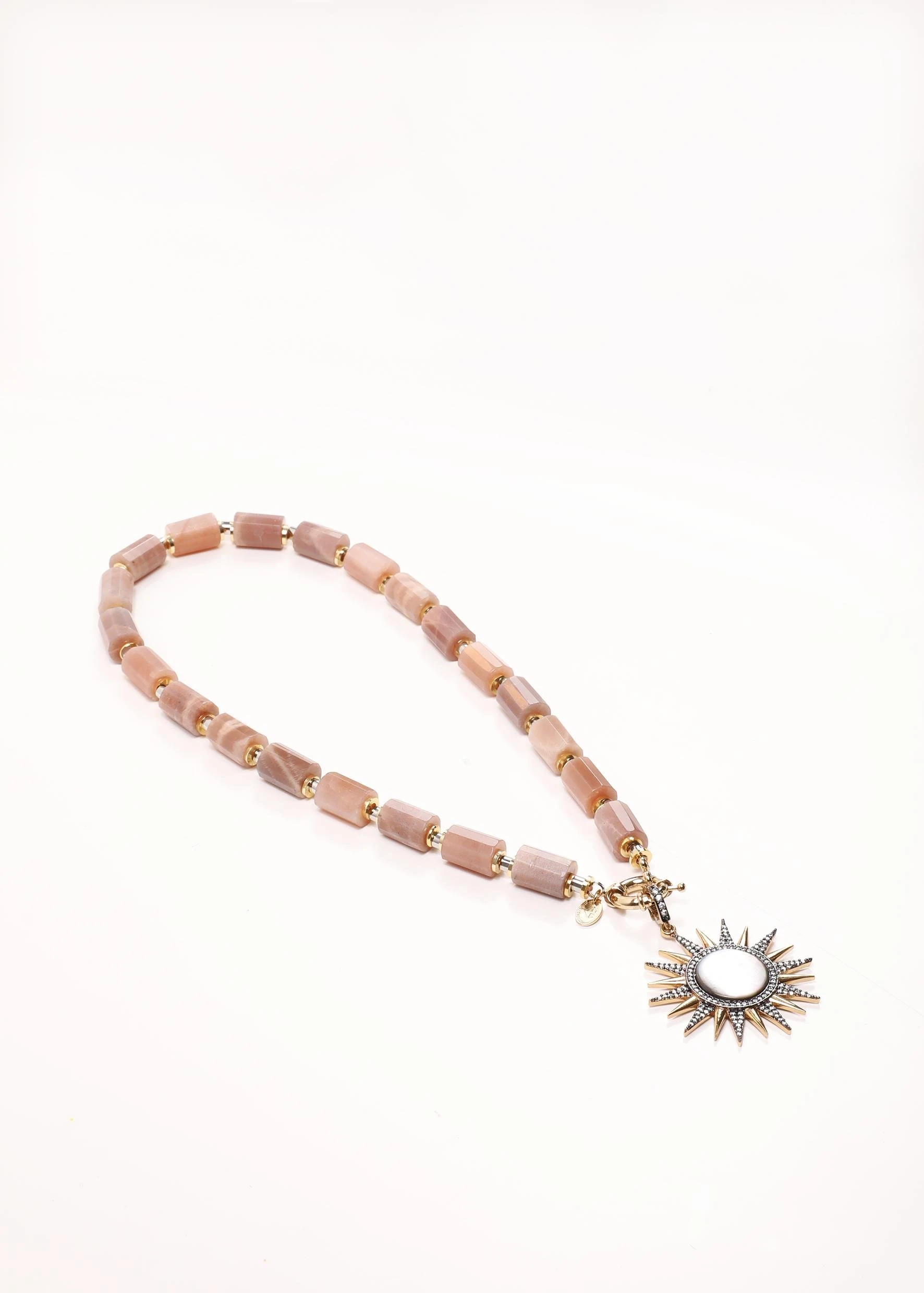 image_1950 Güneş Uçlu Güneş Taşı Kolye - Görsel 1