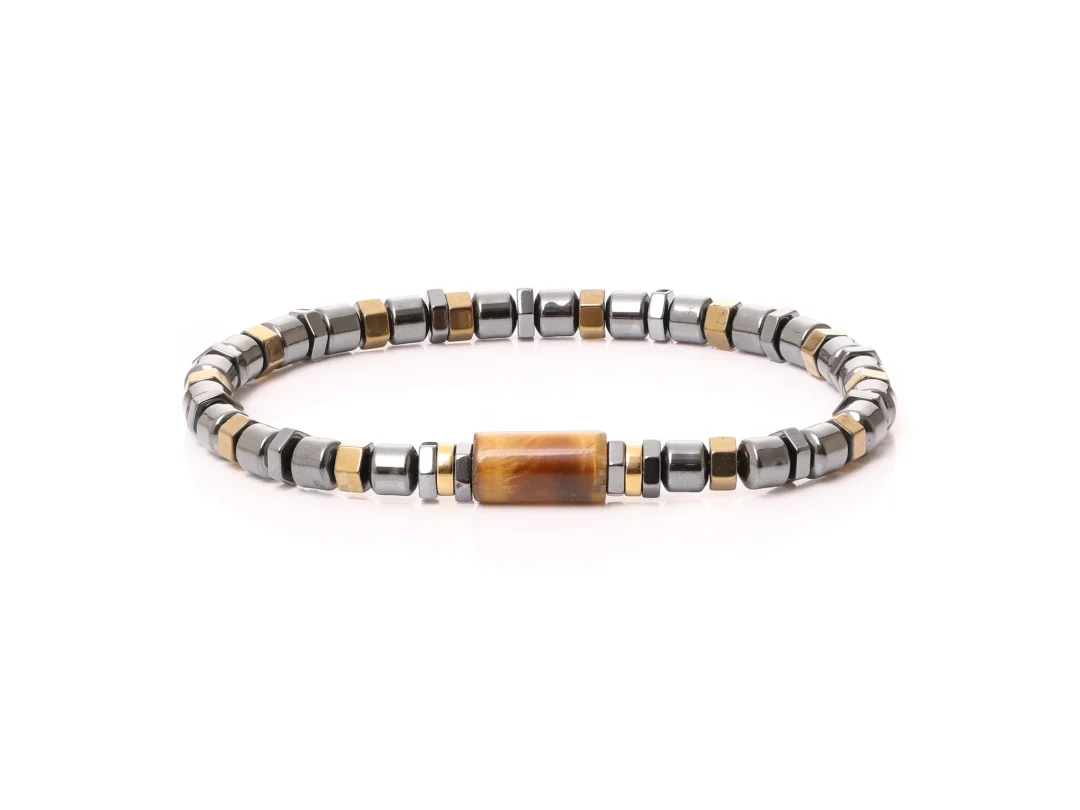 Hematit Taşı Erkek Bileklik